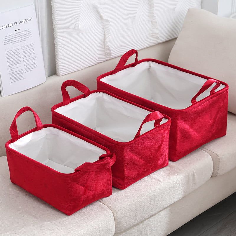 Giỏ Đựng Đồ Flannel Dày Dặn Có Thể Gấp - Rổ Đựng Quần Áo, Đồ Chơi, Phụ Kiện Gia Đình Dung Tích Lớn, Bán Buôn [GIAO HÀNG 2-10 NGÀY | SỈ TỪ 2 TRIỆU | CÓ THỂ IN LOGO] 