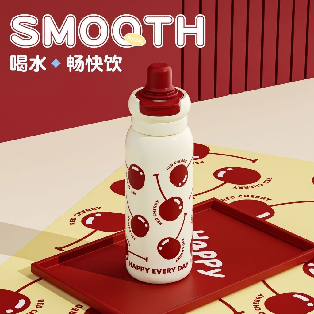  **Cốc giữ nhiệt 2 ngăn có ống hút – Cốc nước nữ thiết kế xinh xắn [GIAO HÀNG 2-10 NGÀY | SỈ TỪ 2 TRIỆU | CÓ THỂ IN LOGO]** 
