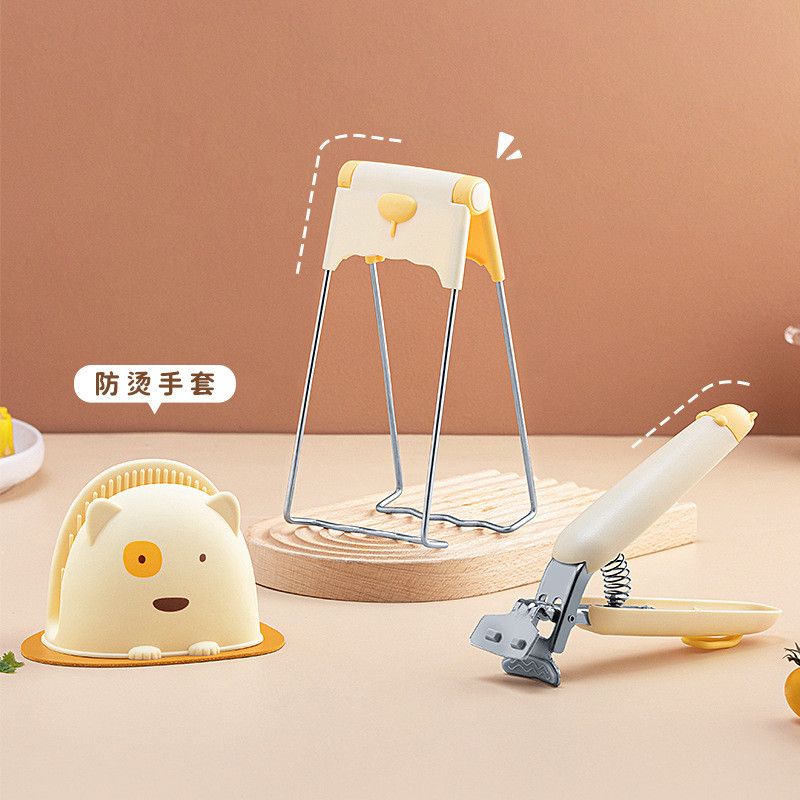  Kẹp Bát Đĩa Chống Bỏng Thép Không Gỉ Cấp Thực Phẩm Dùng Trong Nhà Bếp [GIAO HÀNG 2-10 NGÀY | SỈ TỪ 2 TRIỆU | CÓ THỂ IN LOGO] 