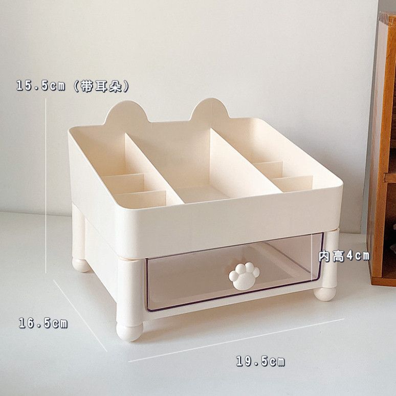  Hộp đồ văn phòng bằng acrylic trong suốt ngăn kéo tiện ích để bàn thiết kế hiện đại 
