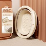  Chậu Ngâm Chân Phong Cách Kem Có Thể Gấp Gọn Tiện Mang Theo [GIAO HÀNG 2-10 NGÀY | SỈ TỪ 2 TRIỆU | CÓ THỂ IN LOGO] 