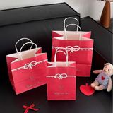  Túi Giấy Kraft Đỏ Hình Thần Cupid Đựng Quà Cưới Kẹo Mừng Tiệc Cưới 