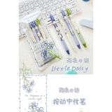  Bút Bi Bấm Ngòi ST 0.5mm Mực Nhanh Khô - Bút Gel Đầu Kim Thiết Kế Hoa Nhí, Bọc Silicon Cầm Êm Tay, Dùng Cho Học Sinh, Văn Phòng [GIAO HÀNG 2-10 NGÀY | SỈ TỪ 2 TRIỆU | CÓ THỂ IN LOGO] 