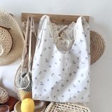  Túi Bảo Vệ Môi Trường Hình Trái Tim - Túi Xách Tay Đựng Đồ Hộp Cơm, Phong Cách Nữ Tính [GIAO HÀNG 2-10 NGÀY | SỈ TỪ 2 TRIỆU | CÓ THỂ IN LOGO] 