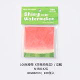  (HÀNG ĐẶT TRƯỚC) Set 5 Ghi Chú Dưa Hấu Trái Cây Mùa Hè Sáng Tạo Màu Nước Dễ Thương [GIAO HÀNG 2-10 NGÀY | SỈ TỪ 2 TRIỆU | CÓ THỂ IN LOGO] 
