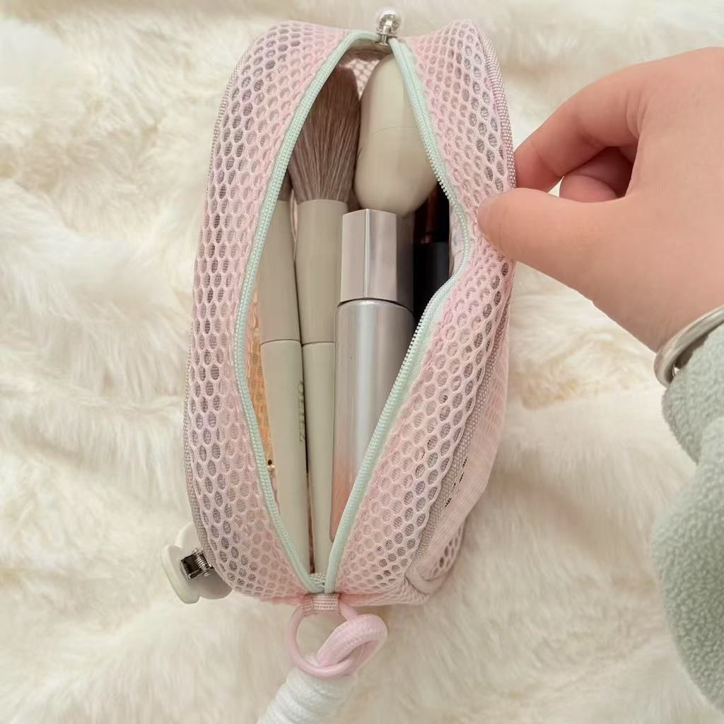  Túi Mỹ Phẩm Lưới Khối Đậu Phụ Nhiều Màu - Túi Đựng Đồ Trang Điểm, Phụ Kiện Du Lịch Phong Cách Hàn Quốc [GIAO HÀNG 2-10 NGÀY | SỈ TỪ 2 TRIỆU | CÓ THỂ IN LOGO] 