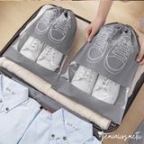  10 Túi Vải Đựng Giày Dây Rút Chống Bụi Du Lịch Size Lớn 44x32cm [GIAO HÀNG 2-10 NGÀY | SỈ TỪ 2 TRIỆU | CÓ THỂ IN LOGO] 
