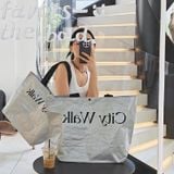  Túi tote dung tích lớn thân thiện môi trường, túi shopping cao cấp 