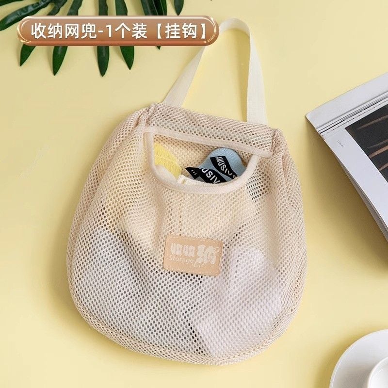  Túi Lưới Treo Tường Đựng Tất, Đồ Lót - Túi Treo Sau Cửa Phòng Ngủ, Ký Túc Xá, Sắp Xếp Gọn Gàng [GIAO HÀNG 2-10 NGÀY | SỈ TỪ 2 TRIỆU | CÓ THỂ IN LOGO] 
