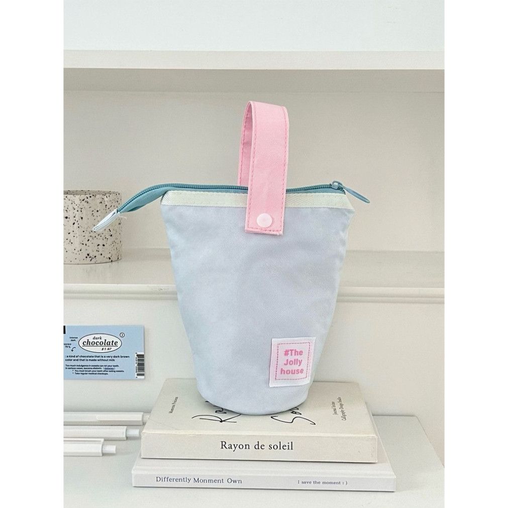  Bộ 2 túi đựng bút cỡ lớn cao cấp cho học sinh văn phòng 