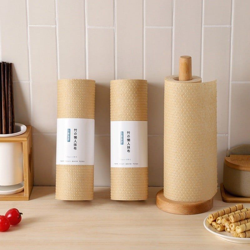  Khăn Lau Bếp Sợi Tre Dùng Một Lần - Vải Không Dệt, Lau Khô & Ướt, Dành Cho Nhà Hàng, Văn Phòng [GIAO HÀNG 2-10 NGÀY | SỈ TỪ 2 TRIỆU | CÓ THỂ IN LOGO] 