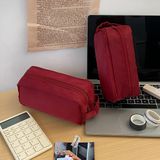  Túi Đựng Bút Cầm Tay Nylon Đa Năng - Hộp Bút 3 Chiều Phong Cách Nhật Đơn Giản [GIAO HÀNG 2-10 NGÀY | SỈ TỪ 2 TRIỆU | CÓ THỂ IN LOGO] 