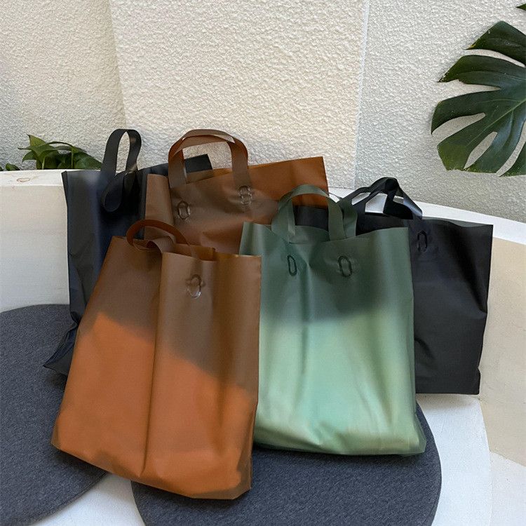  Túi nhựa mờ cao cấp in logo, túi packaging shop thời trang 