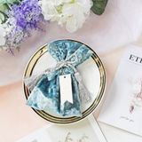  ```Túi nhung buộc dây thanh lịch cho quà tặng, sắc màu hoàng gia đẳng cấp``` 
