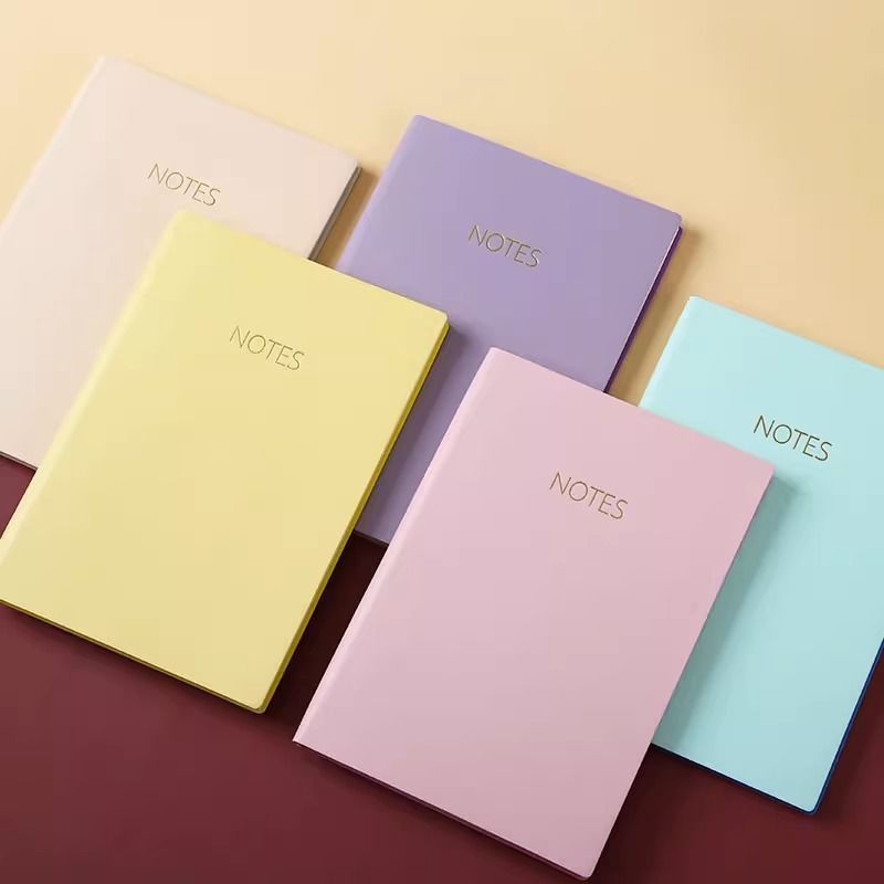  Sổ Tay Bìa Da Nhiều Màu Pastel - Sổ Ghi Chép Dày, Trang Lưới Vuông Phong Cách Retro Cho Học Sinh, Sinh Viên [GIAO HÀNG 2-10 NGÀY | SỈ TỪ 2 TRIỆU | CÓ THỂ IN LOGO] 