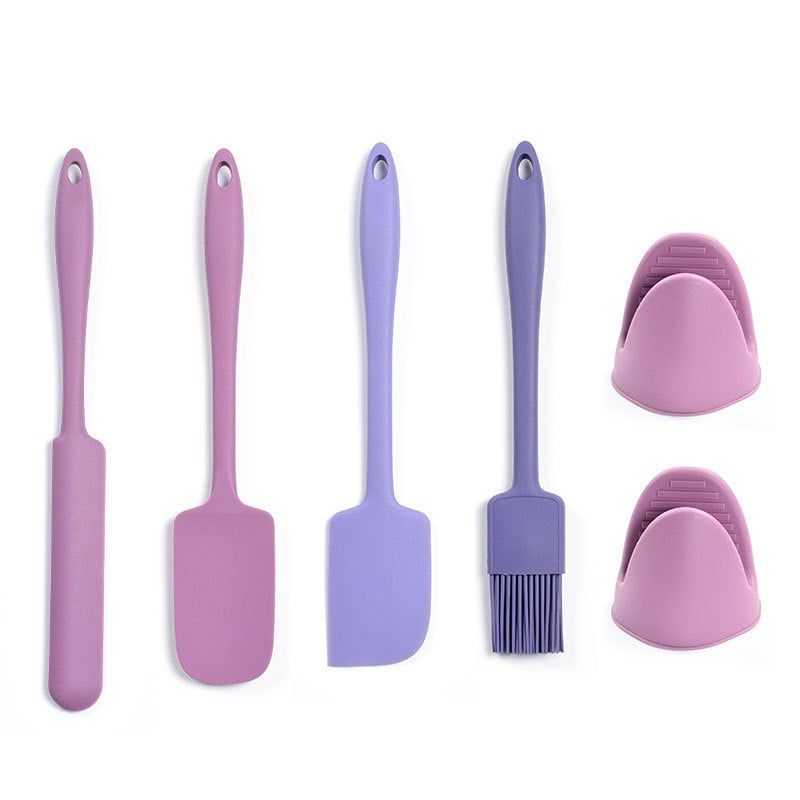  Cây vét bột silicon nguyên khối cỡ lớn, cây vét bột nướng bánh có tay cầm chịu nhiệt cao, bộ dụng cụ gồm cây phết kem 