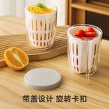  Cốc Salad/Trái Cây 2 Lớp Thoát Nước Bằng Nhựa - Hộp Đựng Thực Phẩm Mang Đi Phong Cách Nhật, Cấp An Toàn [GIAO HÀNG 2-10 NGÀY | SỈ TỪ 2 TRIỆU | CÓ THỂ IN LOGO] 