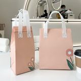  20 Túi Tote vải không dệt đựng trà sữa và thực phẩm, lớp nhôm giữ nhiệt, bền đẹp, thân thiện với môi trường