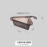  Giỏ Thoát Nước Tam Giác Màu Kem - Giá Để Vòi, Bồn Rửa Nhà Bếp Gia Dụng Cao Cấp [GIAO HÀNG 2-10 NGÀY | SỈ TỪ 2 TRIỆU | CÓ THỂ IN LOGO] 