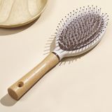  Lược Đệm Khí Tay Cầm Gỗ Xuất Khẩu Sang Trọng Cho Nữ [GIAO HÀNG 2-10 NGÀY | SỈ TỪ 2 TRIỆU | CÓ THỂ IN LOGO] 