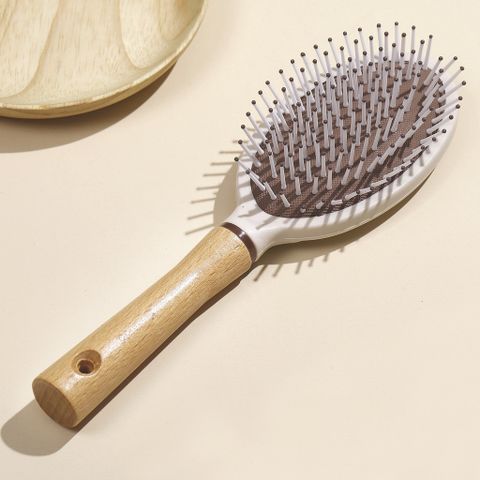  Lược Đệm Khí Tay Cầm Gỗ Xuất Khẩu Sang Trọng Cho Nữ [GIAO HÀNG 2-10 NGÀY | SỈ TỪ 2 TRIỆU | CÓ THỂ IN LOGO] 