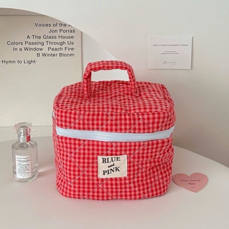  Túi Xách Du Lịch Kẻ Sọc Nam Việt Quất - Đáng Yêu & Dung Tích Rộng, Hàng Đặt Trước! 