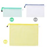  (HÀNG ĐẶT TRƯỚC) Combo 10 Túi Tài Liệu PVC Lưới Khóa Kéo Trong Suốt In Logo Được [GIAO HÀNG 2-10 NGÀY | SỈ TỪ 2 TRIỆU | CÓ THỂ IN LOGO] 