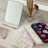  Gương Gấp Da PU HD - Phụ Kiện Trang Điểm Đẳng Cấp Dành Cho Học Sinh, Để Bàn Thông Minh 