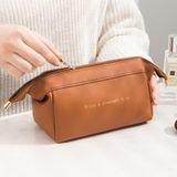  Túi Trang Điểm Hình Đám Mây Chất Liệu PU Miệng Rộng Khung Thép [GIAO HÀNG 2-10 NGÀY | SỈ TỪ 2 TRIỆU | CÓ THỂ IN LOGO] 