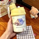  Cốc giữ nhiệt cốc nước kiểu dáng xinh xắn nhỏ nhắn cho nữ tiện mang theo có ống hút 
