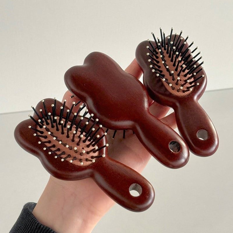  Lược Gỗ Đàn Hương Đệm Hơi Chống Tĩnh Điện Massage Cho Nữ [GIAO HÀNG 2-10 NGÀY | SỈ TỪ 2 TRIỆU | CÓ THỂ IN LOGO] 