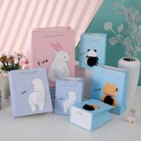  Túi giấy quà tặng hoạt hình động vật dễ thương, túi đựng quà trẻ em cao cấp 