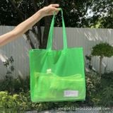  Bao bì nhựa trong suốt màu đen đơn giản mua sắm cửa hàng quần áo túi đóng gói bán buôn 
