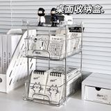  Hộp Đựng Đồ Để Bàn Bằng PET Trong Suốt 2-3 Tầng - Kệ Sắp Xếp Văn Phòng Phẩm, Ngăn Kéo Tiện Lợi Cho Học Sinh [GIAO HÀNG 2-10 NGÀY | SỈ TỪ 2 TRIỆU | CÓ THỂ IN LOGO] 
