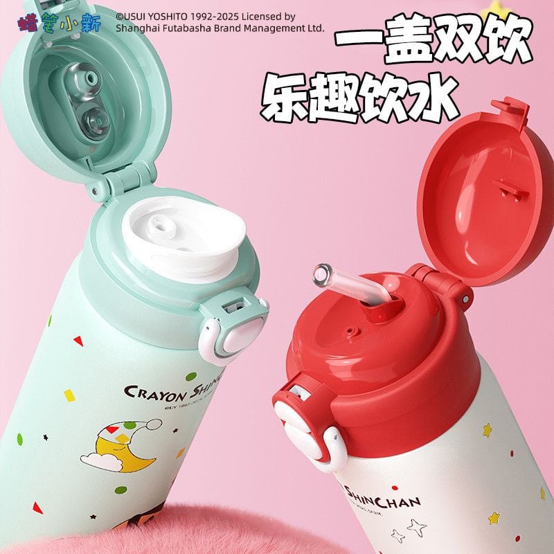  Cốc giữ nhiệt shin thép không gỉ thiết kế bút chì cho học sinh 