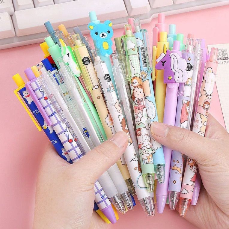  Bộ 6 bút mực đen ngòi 0.5mm Classy - Lựa chọn ngộ nghĩnh cho học sinh, sinh viên, và nhân viên! 