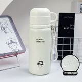  Cốc Giữ Nhiệt Inox Phong Cách Tối Giản - Uống 3 Kiểu, Có Lọc Trà, Quai Xách, Dùng Cho Văn Phòng Và Du Lịch [GIAO HÀNG 2-10 NGÀY | SỈ TỪ 2 TRIỆU | CÓ THỂ IN LOGO] 