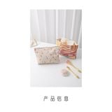  Túi mỹ phẩm nhung hoa cao cấp dung tích lớn đựng cọ trang điểm son môi cho shop 