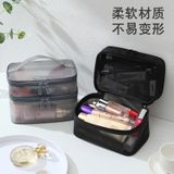  Túi Đựng Mỹ Phẩm Lưới Hai Lớp Dung Tích Lớn Xách Tay Cho Nữ [GIAO HÀNG 2-10 NGÀY | SỈ TỪ 2 TRIỆU | CÓ THỂ IN LOGO] 