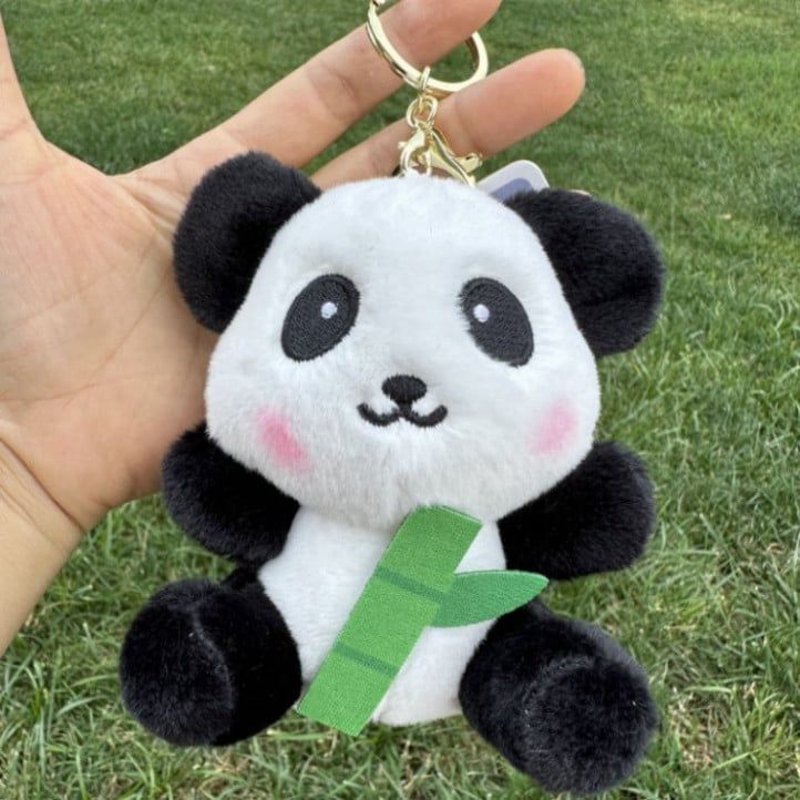  Móc Khóa 3D Hình Gấu Panda Chất Liệu Bông Đáng Yêu Treo Túi Xách [GIAO HÀNG 2-10 NGÀY | SỈ TỪ 2 TRIỆU | CÓ THỂ IN LOGO] 