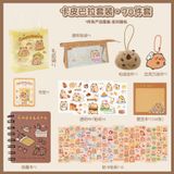  Bộ Quà Tặng Văn Phòng Phẩm Kapibara Dễ Thương - Sổ Tay Ngày Thiếu Nhi Chuyên Dụng cho Học Sinh 