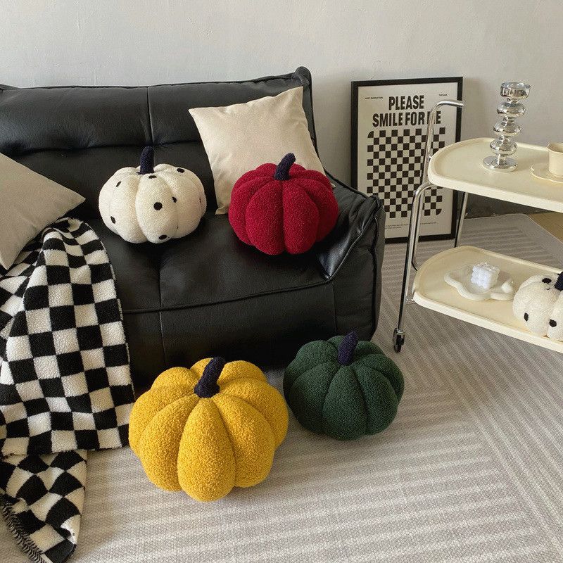  Gối Ôm Hình Bí Ngô Chấm Bi Phong Cách Bắc Âu - Sang Trọng Nhẹ Nhàng, Tựa Sofa, Đệm Tựa [GIAO HÀNG 2-10 NGÀY | SỈ TỪ 2 TRIỆU | CÓ THỂ IN LOGO] 