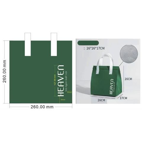  COMBO 10 TÚI GIỮ NHIỆT 4-6 Ly -  26 26 17 CM CAO CẤP HEAVEN – THIẾT KẾ SANG TRỌNG, TIỆN LỢI - Q25-0043 