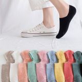  “Vớ cổ ngắn cotton trơn màu pastel G1427 - Sự lựa chọn phong cách và duyên dáng” 