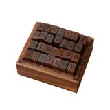  Bộ Con Dấu Bảng Chữ Cái Tiếng Anh (Số, Hoa, Thường) Hộp Gỗ Cổ Điển [GIAO HÀNG 2-10 NGÀY | SỈ TỪ 2 TRIỆU | CÓ THỂ IN LOGO] 
