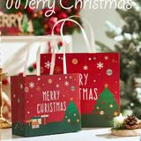  ```Túi giấy giáng sinh cao cấp với quai xách, đa dạng kích cỡ Q1376``` 