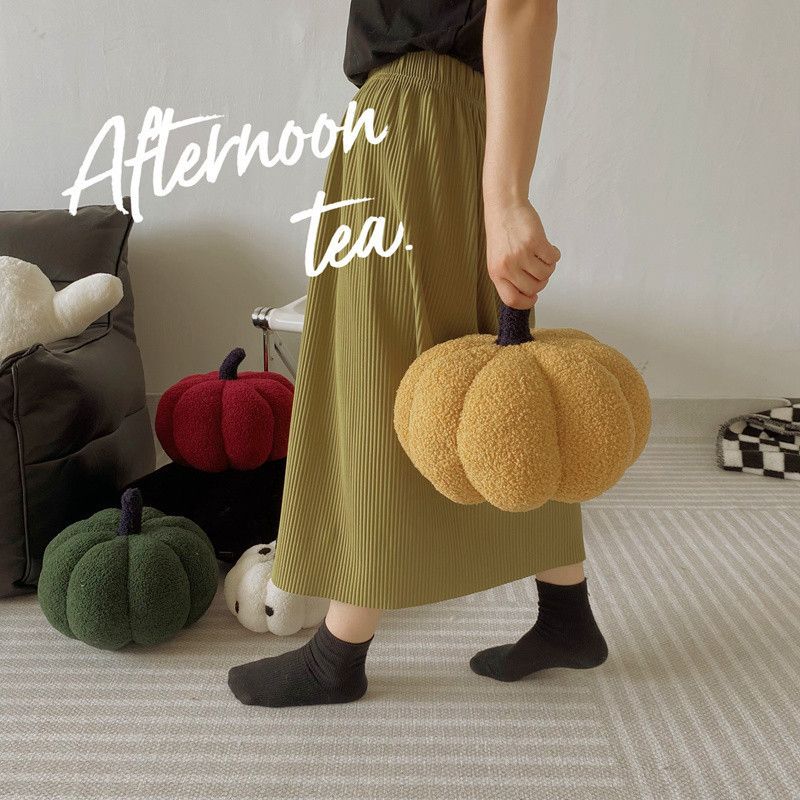  Gối Ôm Hình Bí Ngô Chấm Bi Phong Cách Bắc Âu - Sang Trọng Nhẹ Nhàng, Tựa Sofa, Đệm Tựa [GIAO HÀNG 2-10 NGÀY | SỈ TỪ 2 TRIỆU | CÓ THỂ IN LOGO] 