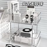  Hộp Đựng Đồ Để Bàn Bằng PET Trong Suốt 2-3 Tầng - Kệ Sắp Xếp Văn Phòng Phẩm, Ngăn Kéo Tiện Lợi Cho Học Sinh [GIAO HÀNG 2-10 NGÀY | SỈ TỪ 2 TRIỆU | CÓ THỂ IN LOGO] 