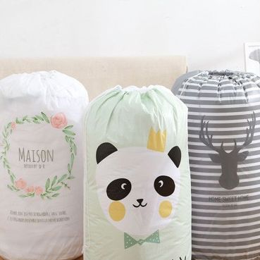  Túi Vải Dây Rút Chống Nước Đựng Chăn Màn Ga Gối Hình Trụ [GIAO HÀNG 2-10 NGÀY | SỈ TỪ 2 TRIỆU | CÓ THỂ IN LOGO] 