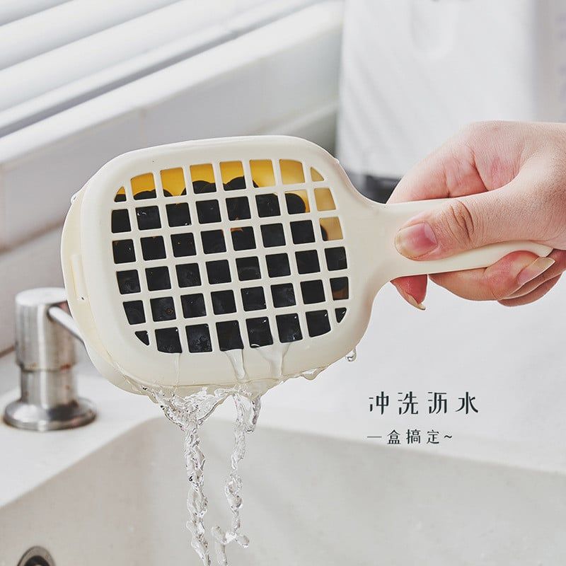  Giỏ Thoát Nước Có Tay Cầm Đựng Rau Quả Dùng Vi Sóng [GIAO HÀNG 2-10 NGÀY | SỈ TỪ 2 TRIỆU | CÓ THỂ IN LOGO] 